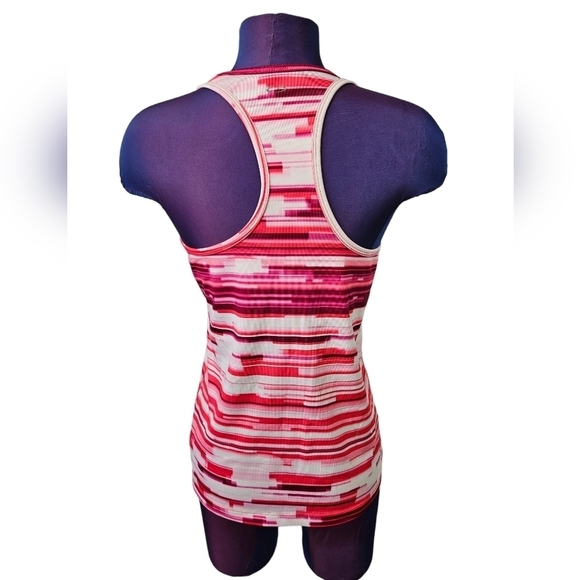 Champion Athletic Racerback Workout Tank Top Pink & White Size Large Women's - Picture 4 of 9